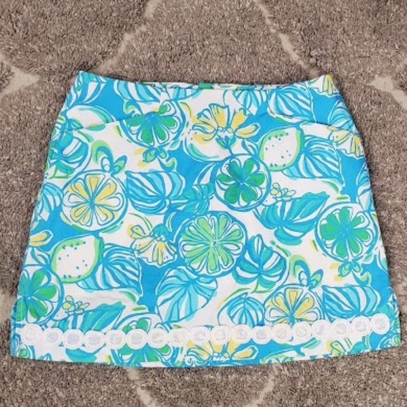 SOLD Lilly Pulitzer Sweet  Sour Marigold Skorts Sz - Picture 5 of 14